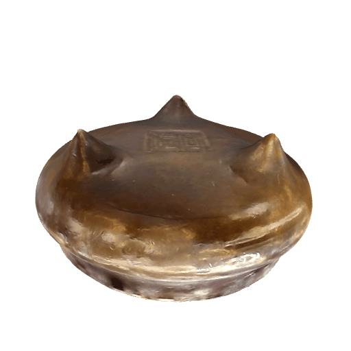 仿古三足鼎双耳紫铜香炉